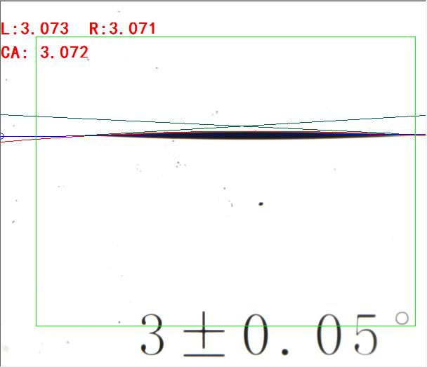 接觸角測量儀軟件，多種測試方法測試不同角度