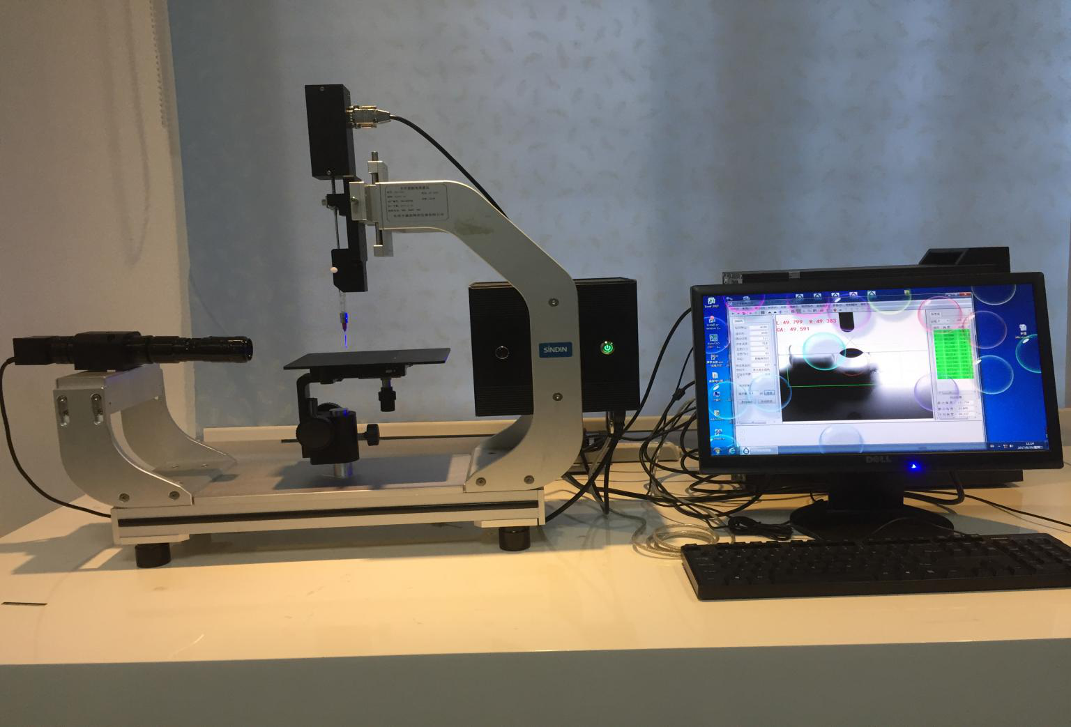 視頻光學(xué)接觸角測量儀 