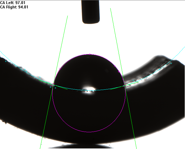 聚合物薄膜接觸角測試報(bào)告 聚合物薄膜接觸角測試報(bào)告
