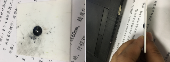 晟鼎-（華南理工大學(xué)）玻璃粉體高溫下與陶瓷表面的接觸角潤濕測(cè)試報(bào)告